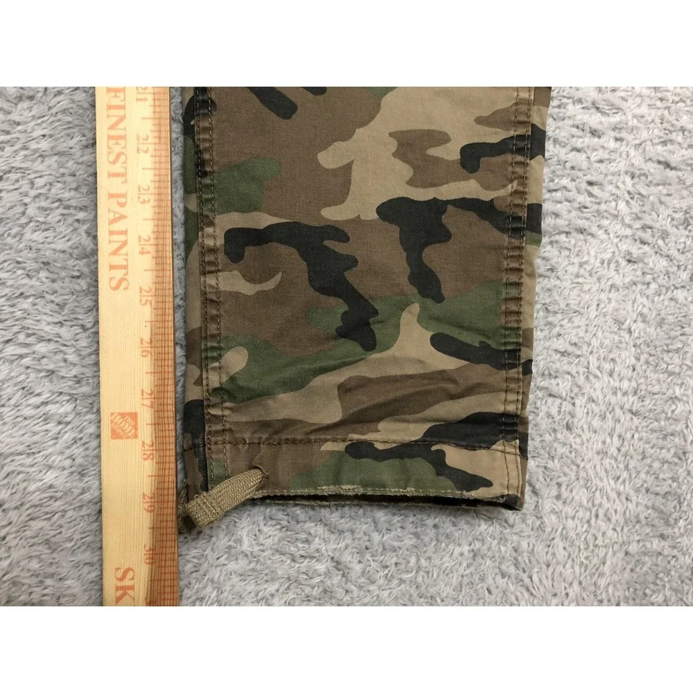 American Eagle Pants Mens 34x29 (Tag 32x32) Camo Slim Lived in Cargo Distressed